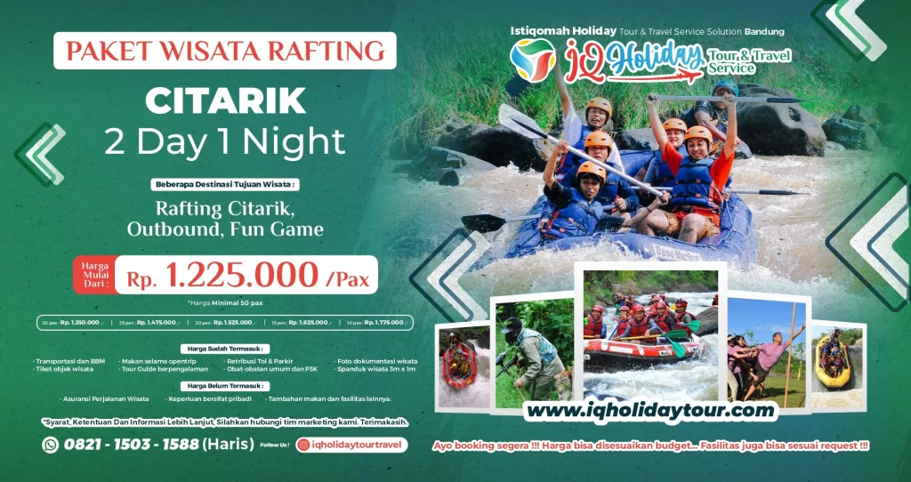 Paket Rafting Citarik & Outbound 2 Hari 1 Malam