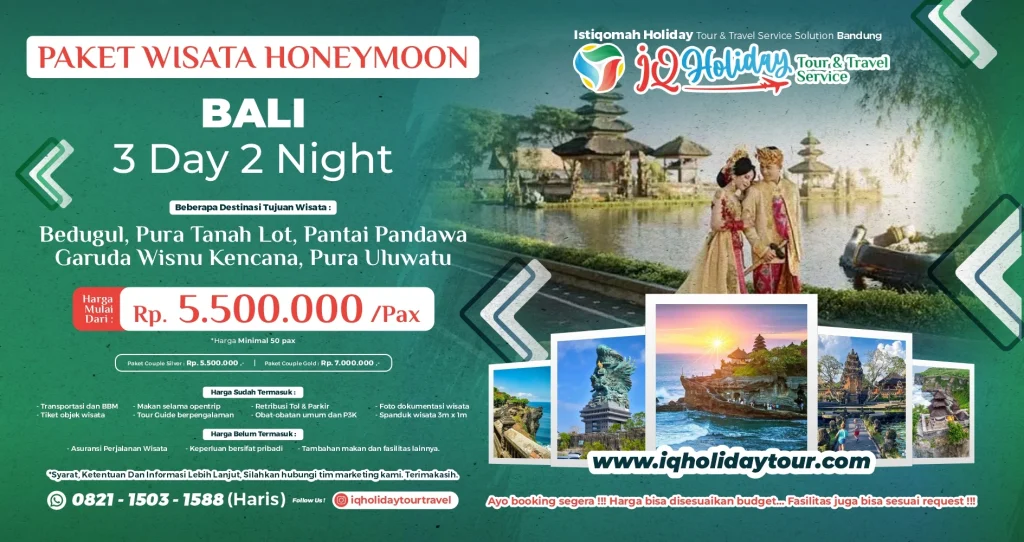 Paket Honeymoon Bali 3 Hari 2 Malam