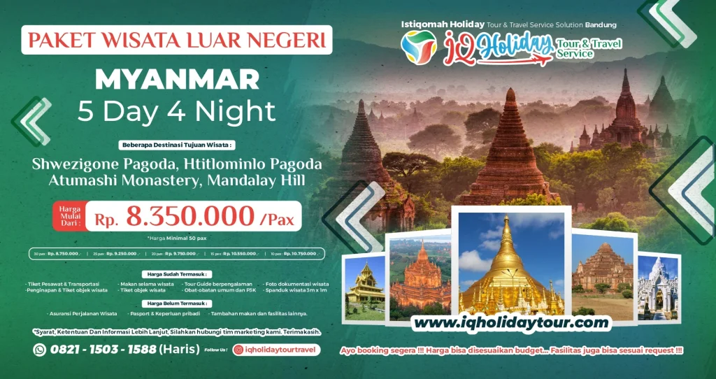 Paket Tour Myanmar 5 Hari 4 Malam