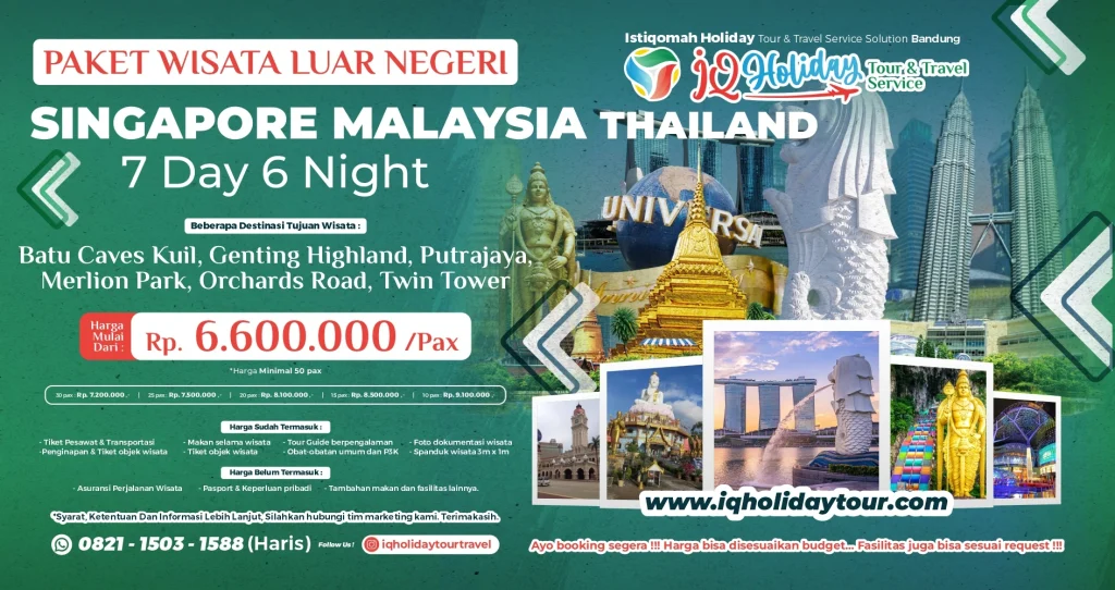 Paket Tour 3 Negara