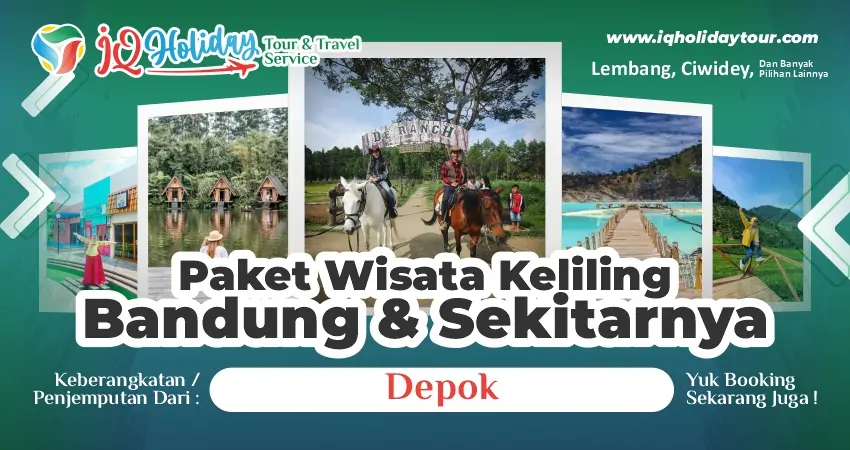 paket wisata Bandung dari Depok